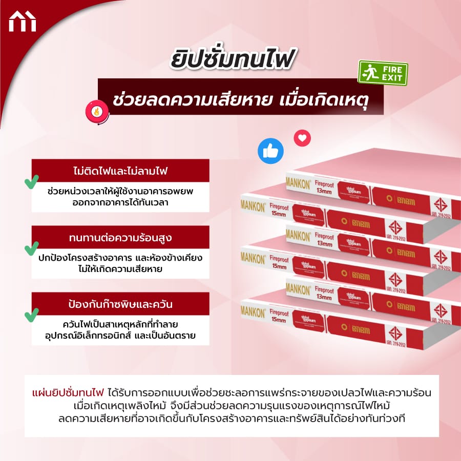 ยิปซั่มทนไฟ